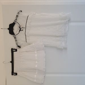 White girls set. Size 10-12